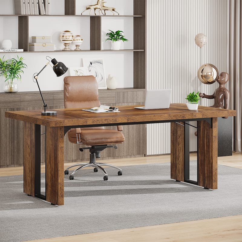 70.9 Inches Large Executive Desk for Home Office