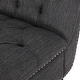 preview thumbnail 18 of 18, Varnell Contemporary Button Tufted Chaise Lounge by Christopher Knight Home - 64.25" L x 29.00" W x 33.75" H