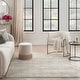 preview thumbnail 6 of 13, Nourison Home Elegance Indoor only Grey Abstract Area Rug