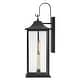 preview thumbnail 2 of 3, Lark 81594 Nolan 2 Light 22" Tall Outdoor Wall Sconce with Clear Glass