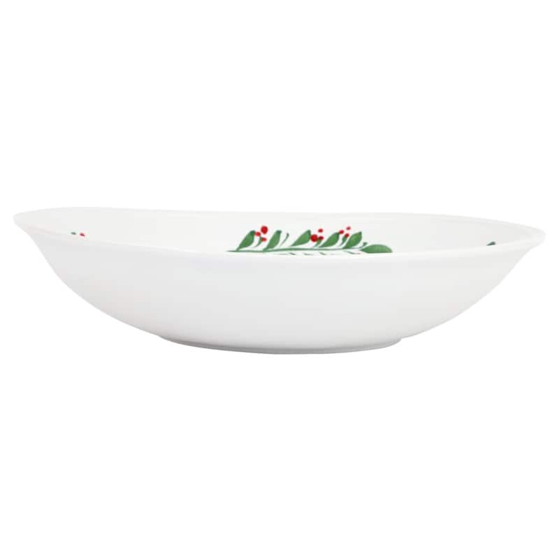 viva by VIETRI Aria Holiday Shallow Oval Bowl