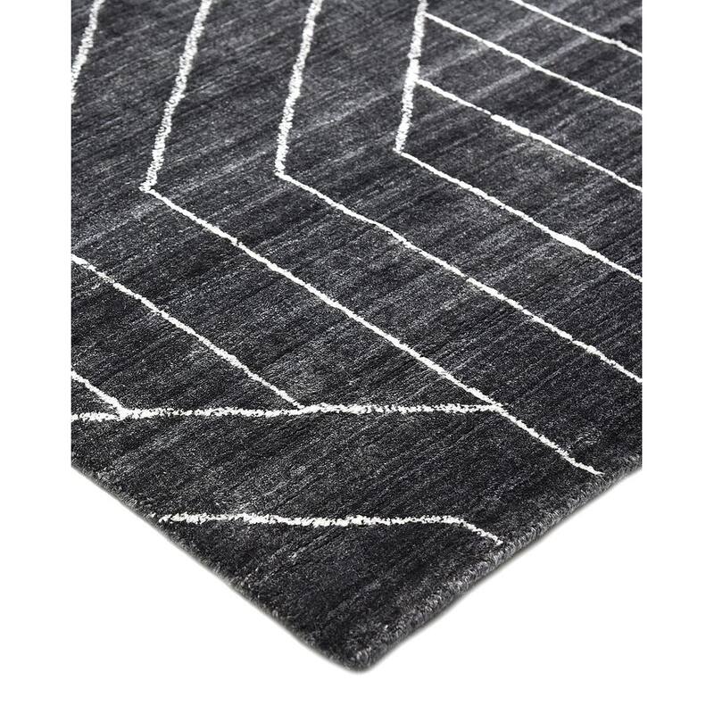 Overton Handmade Modern Contemporary Geometric Area Rug
