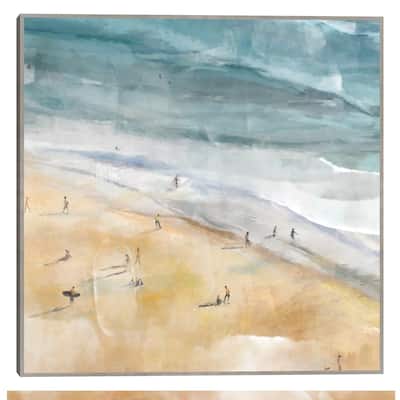 La Plage By Studio Arts Canvas Art Print