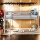 preview thumbnail 2 of 23, Modern Style Twin Size Wood Low Loft Bed with Ladder, Ladder Can Be Placed On The Left Or Right