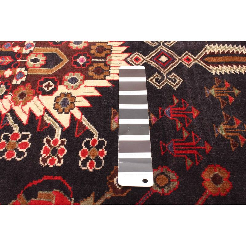 ECARPETGALLERY Hand-knotted Teimani Black Wool Rug - 3'1 x 4'5