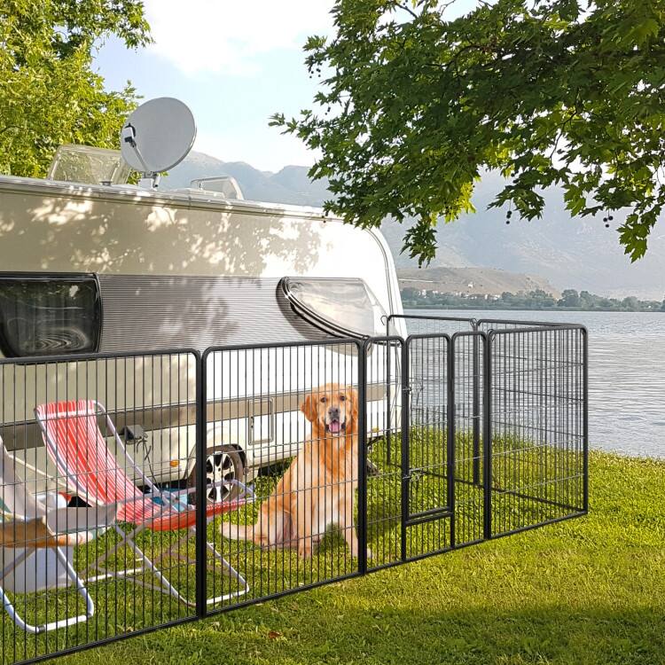 8 Panel Height Pet Fence Indoor Outdoor