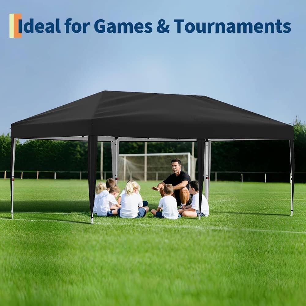 Portable Outdoor 10x20 Pop Up Canopy Tent for Picnics, Camping