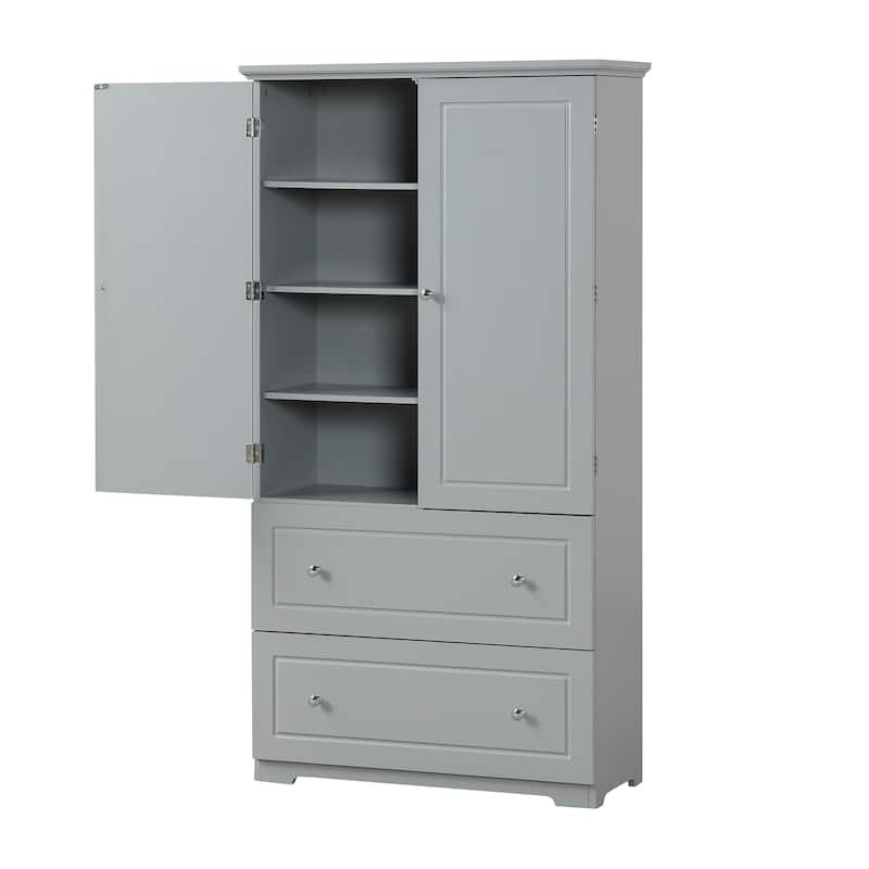 Wide Bathroom Storage Cabinet