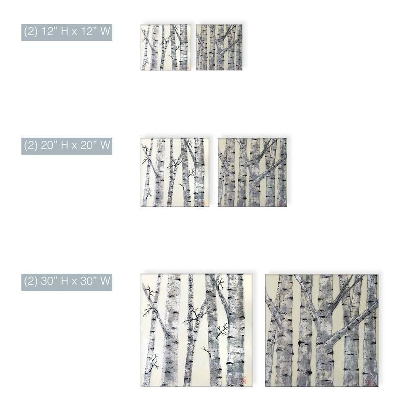 'Monoscape XXVI' 2 Piece Wrapped Canvas Wall Art Set by Karen Biery