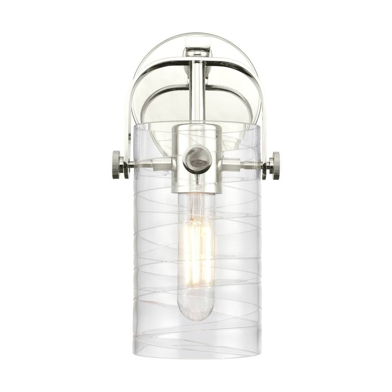 Innovations Lighting 423-1W-5-5 Pilaster II Cylinder Sconce Pilaster