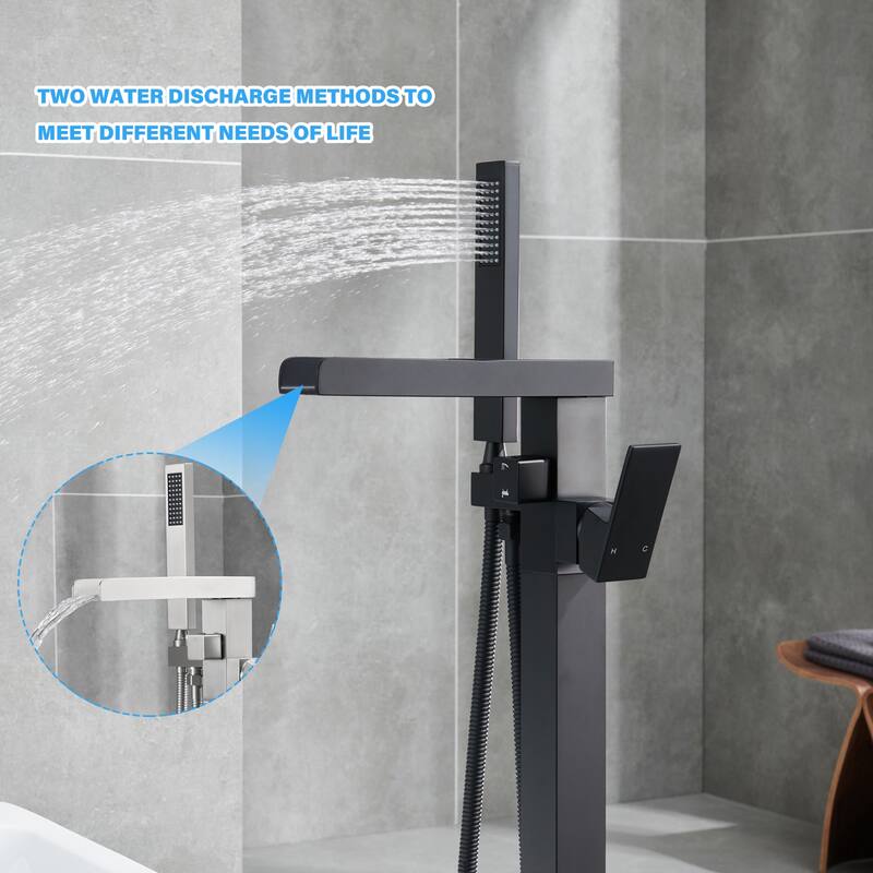 Single-Handle Freestanding Tub Faucet Mount Tub Faucet Bathtub Filler