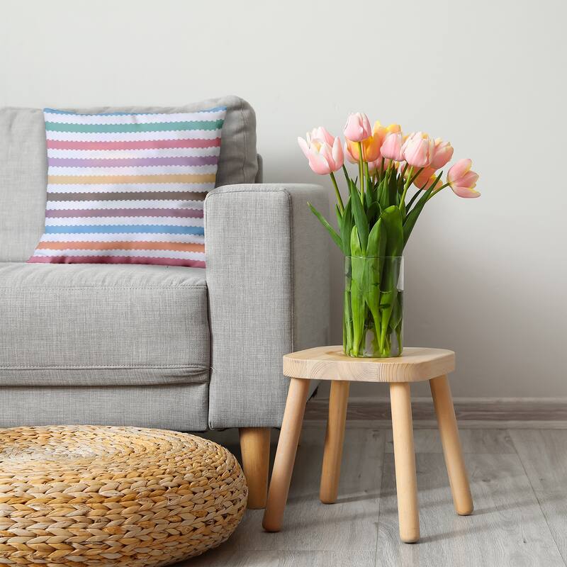 Zippy Stripe Decorative Throw Pillow