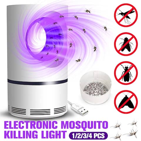 Electronic Mosquito Killing Light USB Rechargeable Mosquito Insect Killer LED Light Non-toxic Pest Catcher Trap Pest Repellent