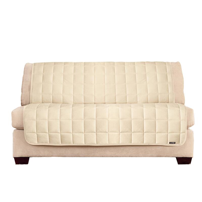 SureFit Deluxe Pet Armless Loveseat Furniture Cover