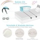 preview thumbnail 13 of 39, Travel Portable Baby Bed Side Sleeper Bassinet Crib with Carrying Bag - 38" x 19.5"-27.5" x 26.5"-34" (L x W x H)
