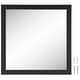 preview thumbnail 4 of 16, Shorewood Square Bathroom Soft Matte Black Mirror
