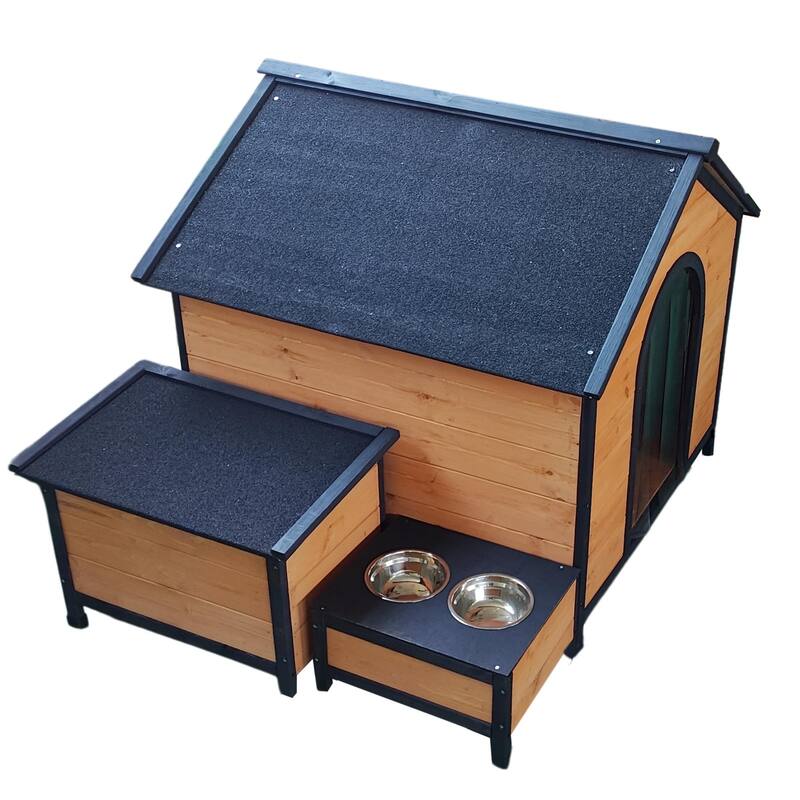 Wearable and Strong Dog House for Playground, 55.12" L x 38.98" W x 37.00" H