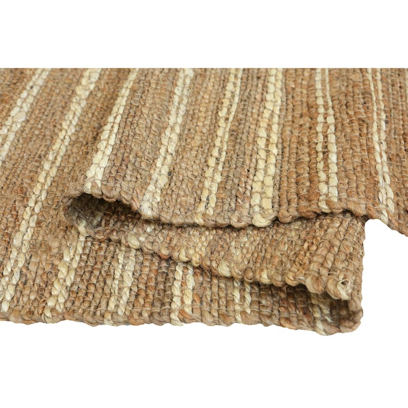 Abani Jute JUT170A Natural Fiber Ivory Natural Area Rug