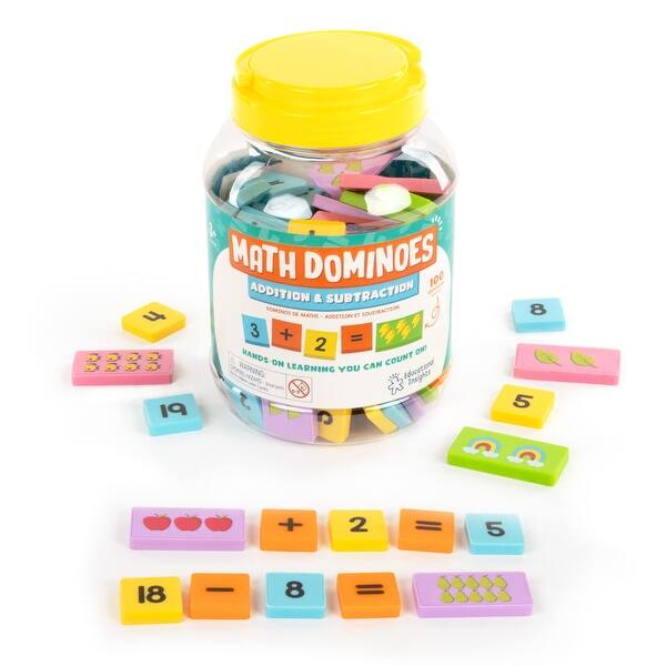 slide 2 of 6, Educational Insights Math Dominoes Addition & Subtraction - Multi Multi - Kids