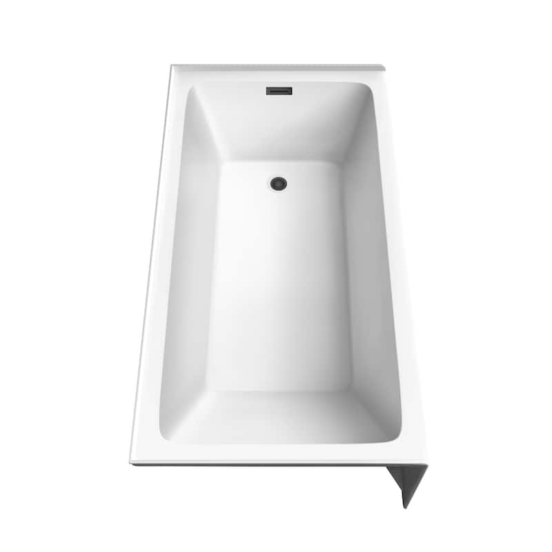 Wyndham Collection WCBTW16032R18 Grayley 60" Three Wall Alcove Acrylic