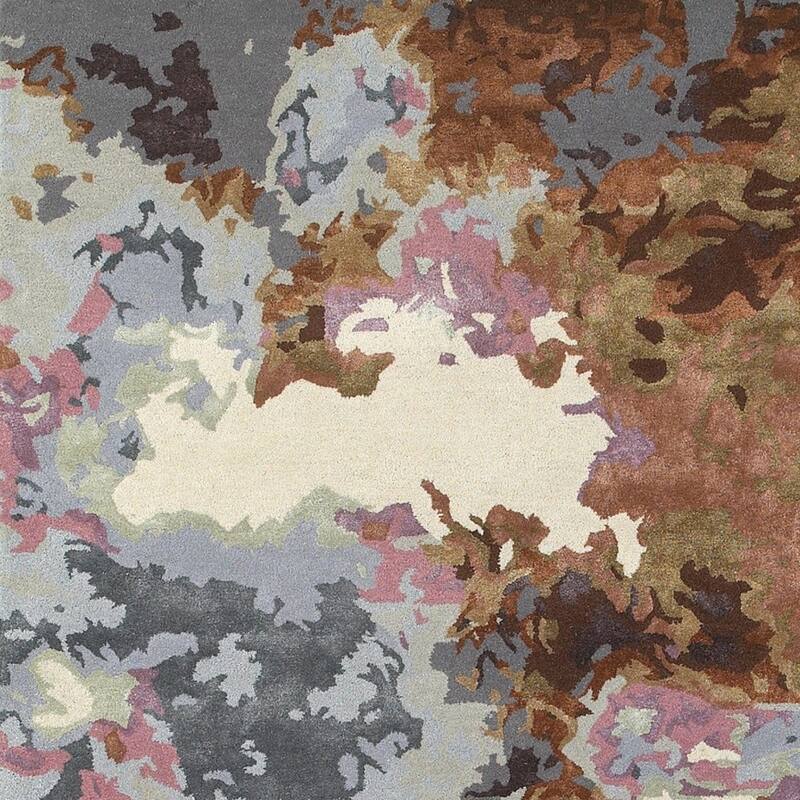 HomeRoots Abstract Industrial Rectangle Area Rug - 155.91 in. x 120.08 in. x 0.39 in.