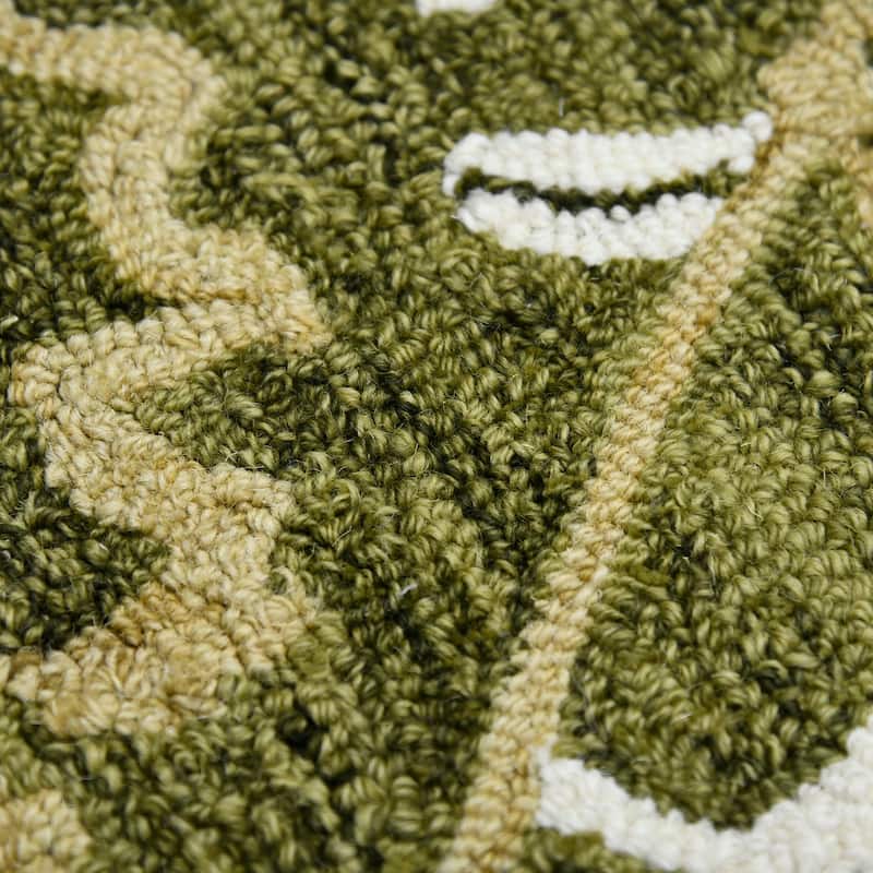 Romesha Newburg Hand-Hooked Wool Area Rug