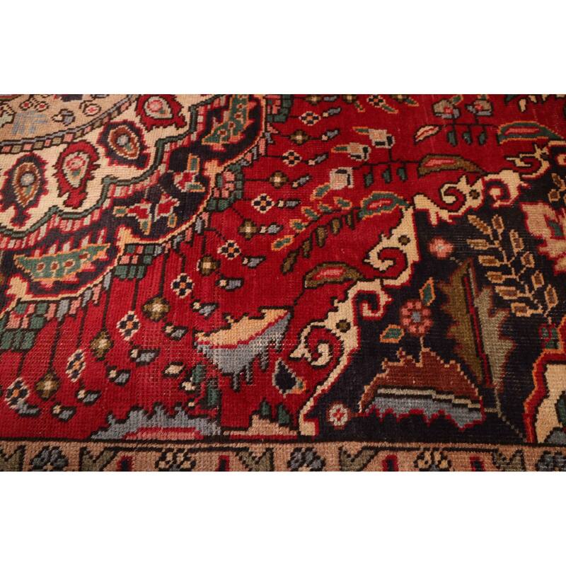 ECARPETGALLERY Hand-knotted Antalya Vintage Red Wool Rug - 4'8 x 7'6