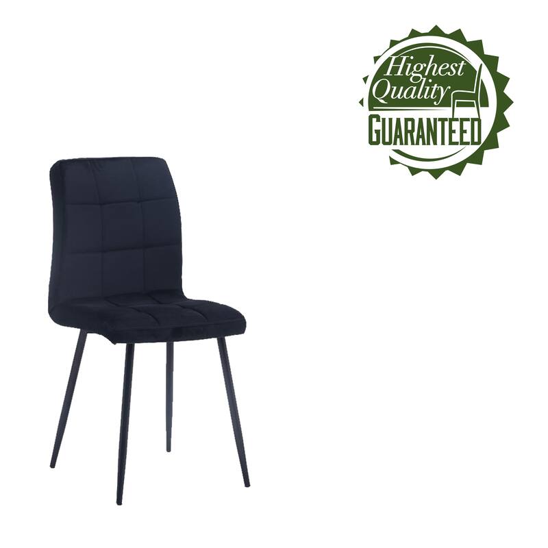 Porthos Home Pacie Dining Room Chairs Set Of 4, Velvet And Iron Legs