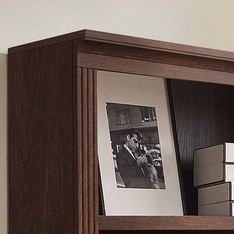 VAUXHILL & CO. Halston Standard Bookcase Adjustable Open Shelving Unit, Cherry - 73.2