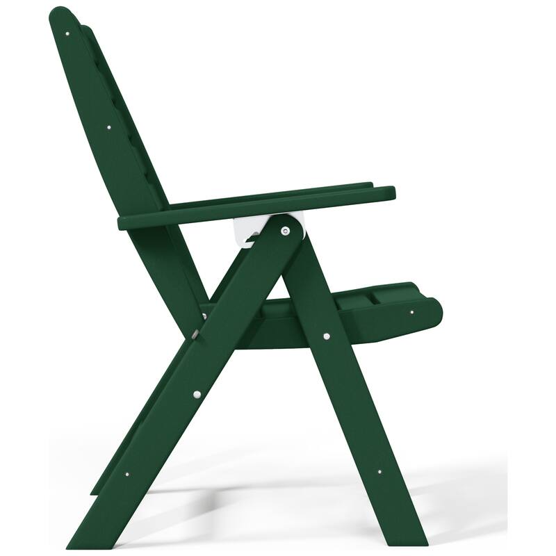 Coastline Patio Folding Highback Dining Chair Set of 2