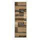 Miranda Haus Geometric Modern Patchwork Polypropylene Indoor Area Rug