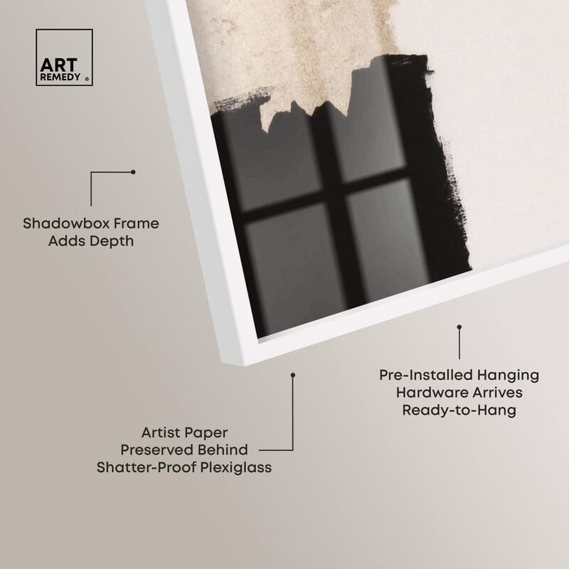 Earth and Ink I Shadowbox by Art Remedy