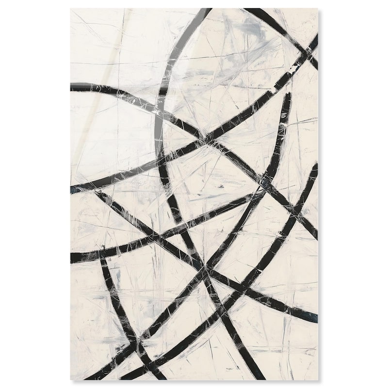 Intersecting Lines I Acrylic by Art Remedy, Ready to Hang - 10" x 15"