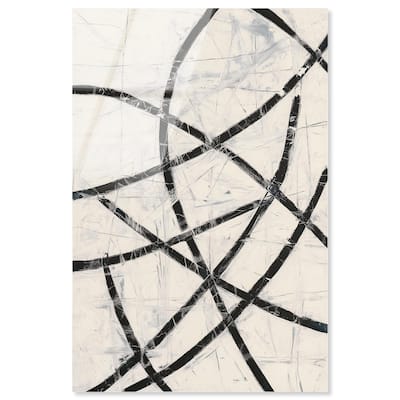 Intersecting Lines I Acrylic by Art Remedy, Ready to Hang