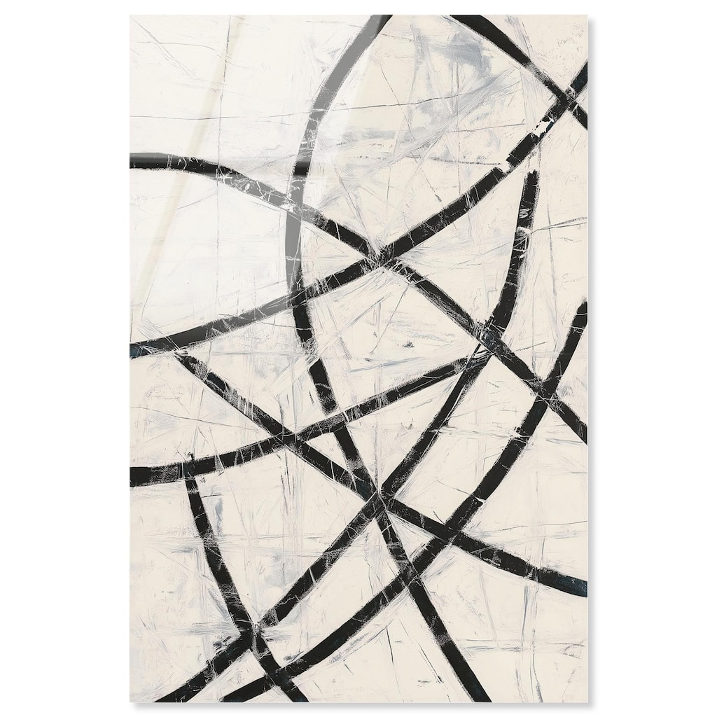 Intersecting Lines I Acrylic by Art Remedy, Ready to Hang