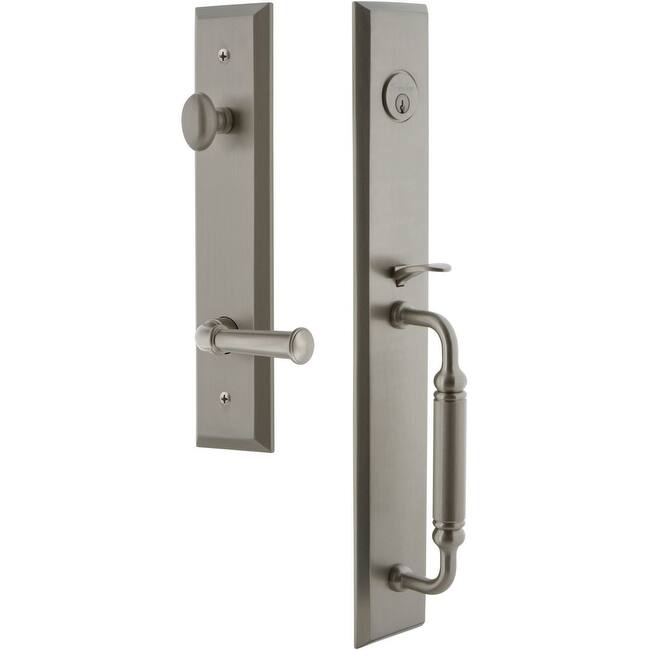 Grandeur Fifth Avenue Solid Brass Rose Right Handed Keyed Entry Single