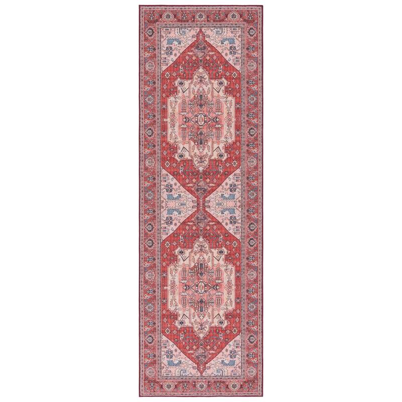 SAFAVIEH Tucson Machine Washable Slip Resistant Nevada Traditional Rug