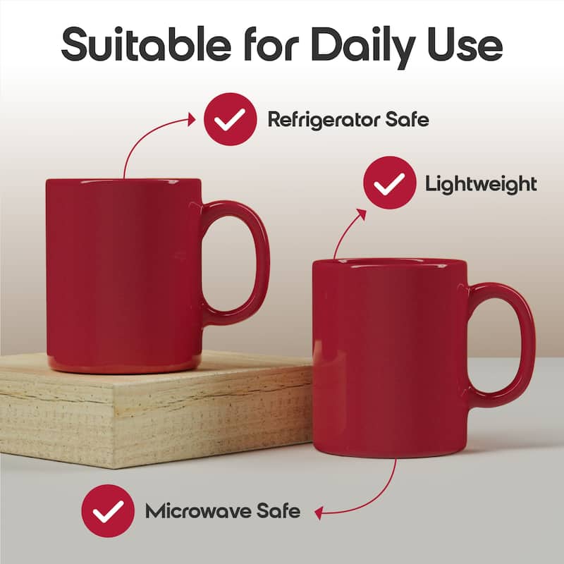 Omniware Teaz Cafe 11 oz Classic Mug - 3" D x 3.75" H