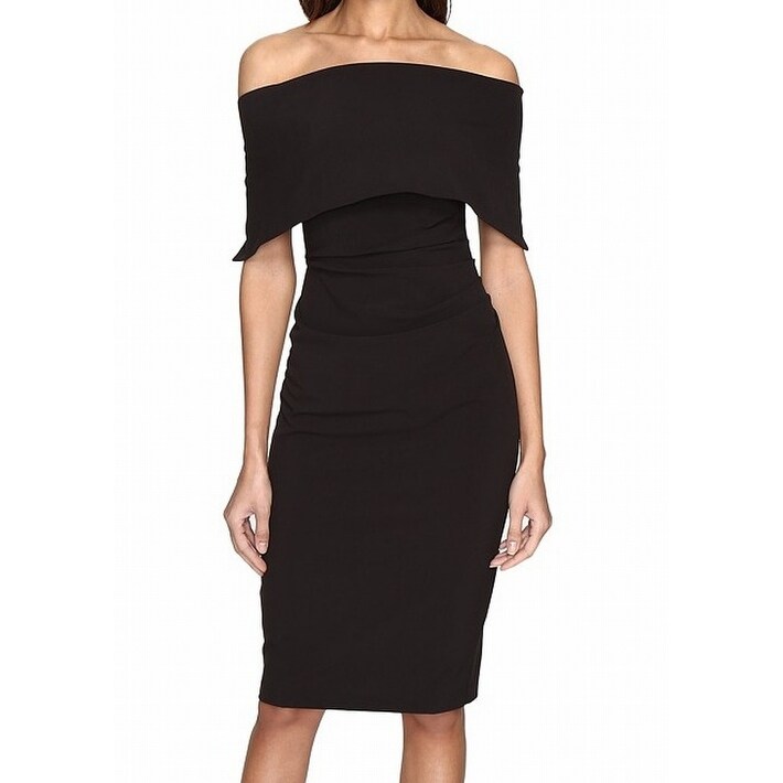 vince camuto popover dress black