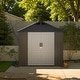 preview thumbnail 64 of 117, Patiowell 8' x 6' / 8' x 8' / 8' x 10 '/ 8' x 12' Plastic Outdoor Shed With Floor for Patio Furniture, Tools (Kick-It Shed)