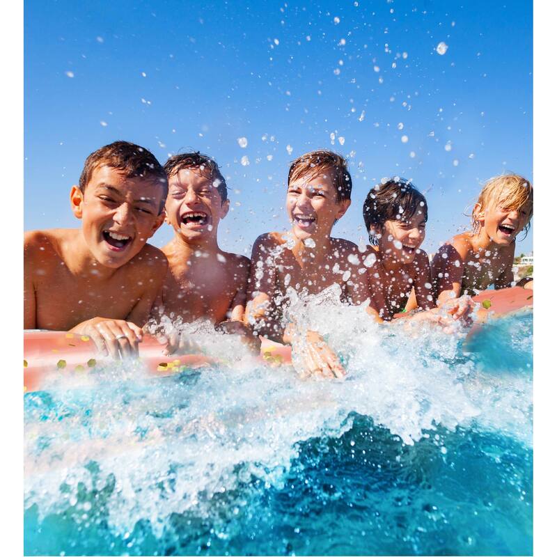 POZA Rose Gold Inflatable Beach Balls and Giant Pool Noodles - 4 Pack - ‎74 x 6 x 6 inches