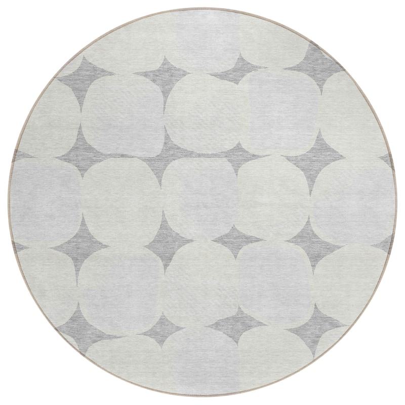 Machine Washable Indoor/ Outdoor Chantille Modern Puffy Rug