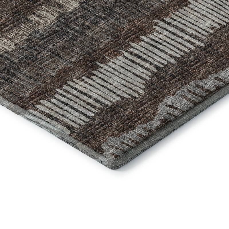 Premium Washable Super Soft Abstract Ombre Stripes Mayfield Rug