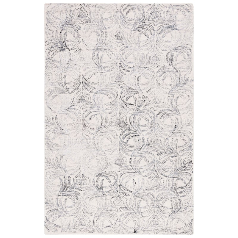 Martha Stewart by SAFAVIEH Handmade Asumi Rug - 5' x 8' - Ivory/Grey
