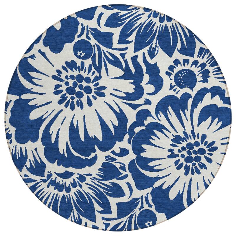 Allova Garden-Inspired Weather Resistant Classic Meets Modern Runner Outdoor Rug