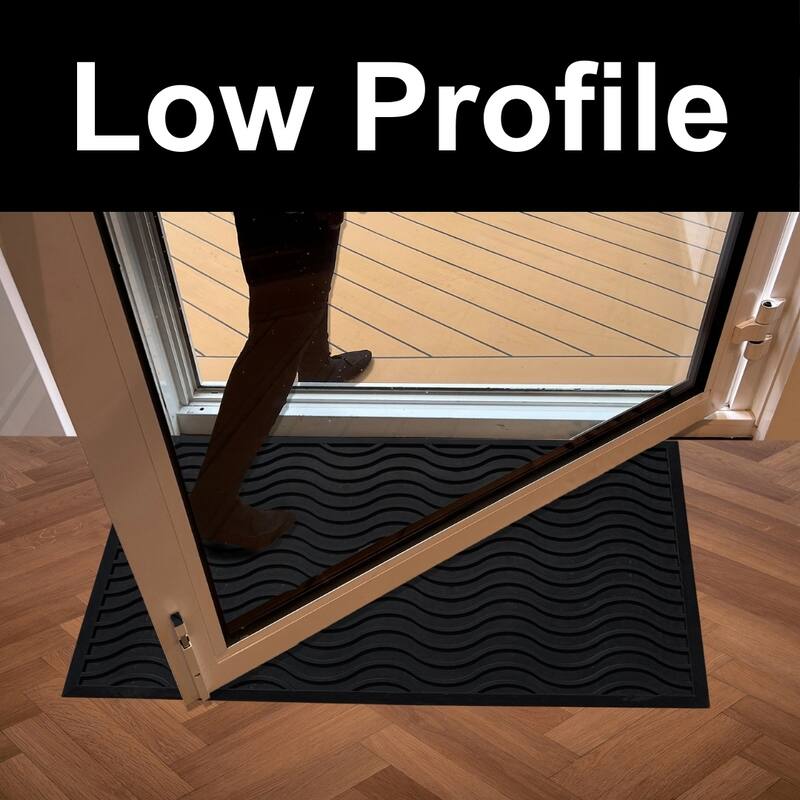 A1HC New Natural Rubber Premium Scrapper Door Mats-Keeps Mud and Dirt Away