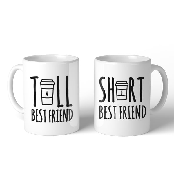 Download Tall And Short Best Friend BFF Mugs Christmas Birthday Gifts - Overstock - 14517955