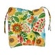 preview thumbnail 34 of 37, 16-inch Square Tufted Indoor/Outdoor Chair Cushions (Set of 4) - 16"