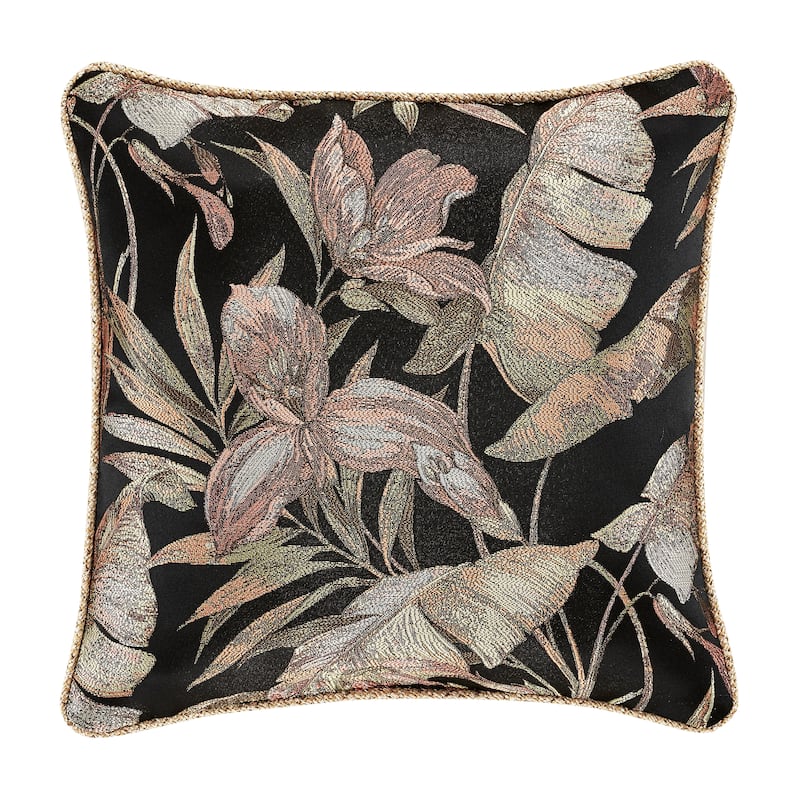 J. Queen New York Martinique 20 Inch Square Decorative Throw Pillow