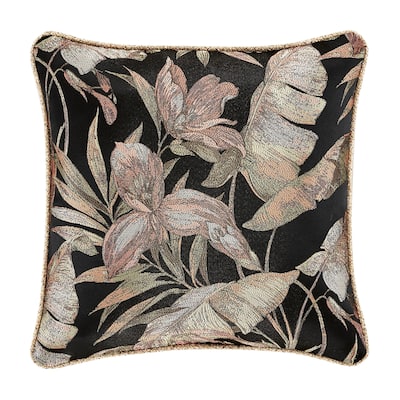 J. Queen New York Martinique 20 Inch Square Decorative Throw Pillow
